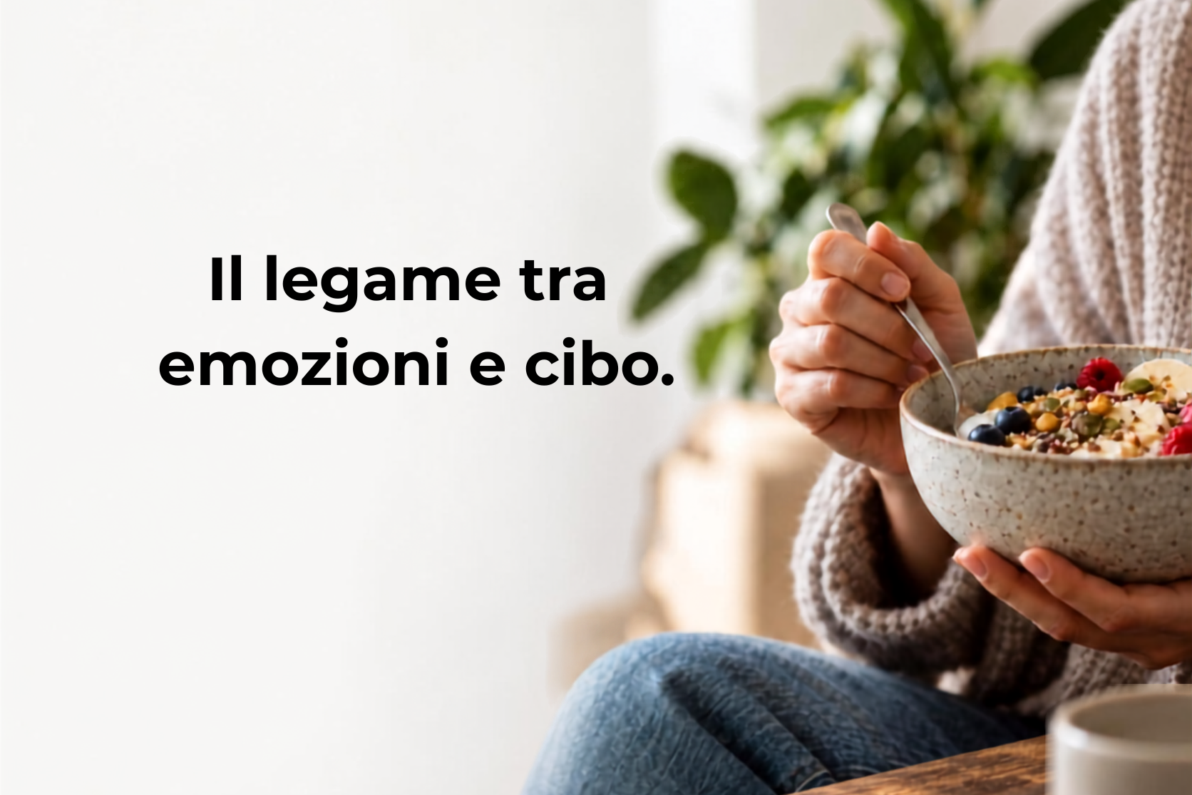 Immagine sul rapporto tra cibo ed emozioni e alimentazione emotiva